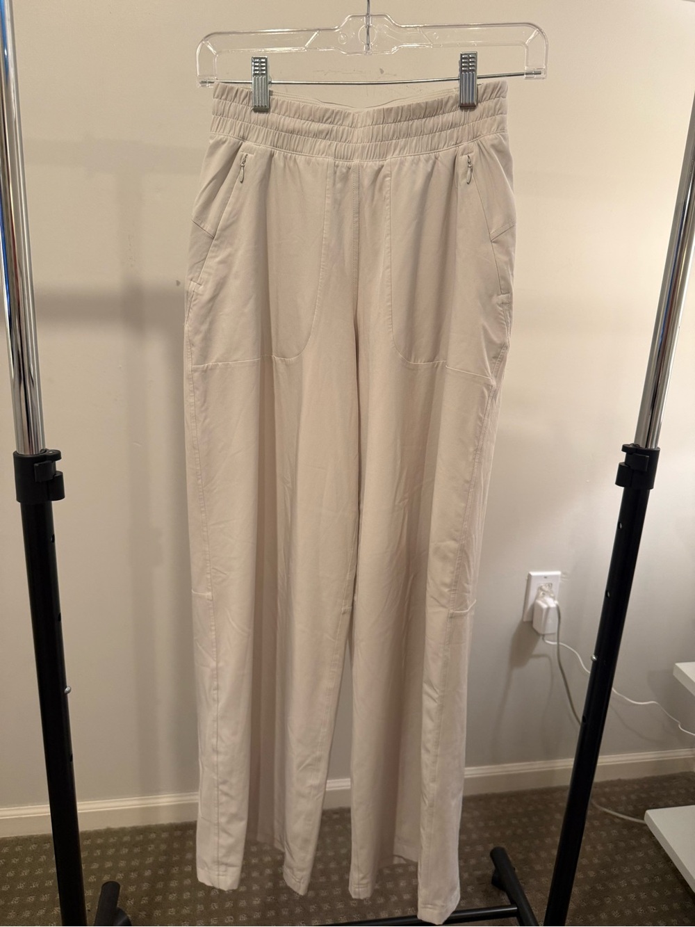 Tan LuLuLemon Track Pants